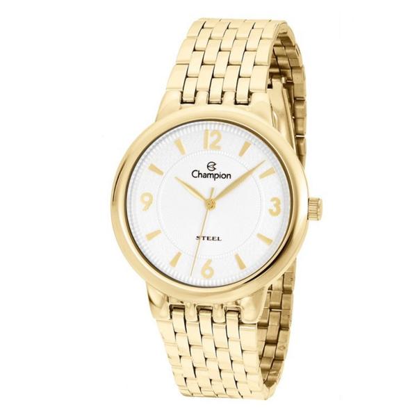 Relogio Feminino Dourado Social Champion Ca21731h