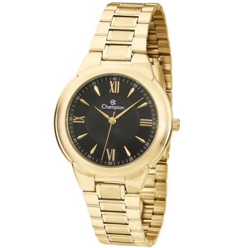 Relógio Feminino Dourado Social Champion Ch22984u