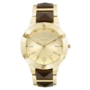 Relógio Feminino Dourado Spike Road Euro EU2035YLZ/4D