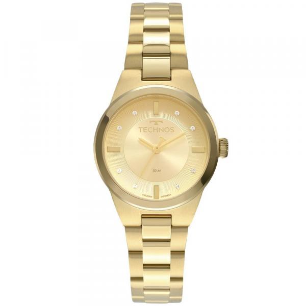 Relogio Feminino Dourado Technos 2035MRX/4X