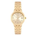 Relogio Feminino Dourado Technos com Data 2115fmbow/4x