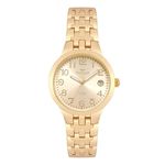 Relogio Feminino Dourado Technos com Data 2115FMBOW/4X