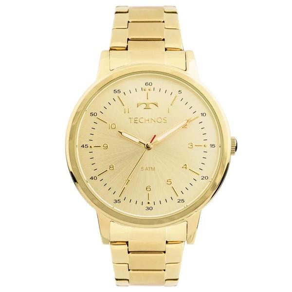 Relógio Feminino Dourado Technos Elegance 2035MFN/4D