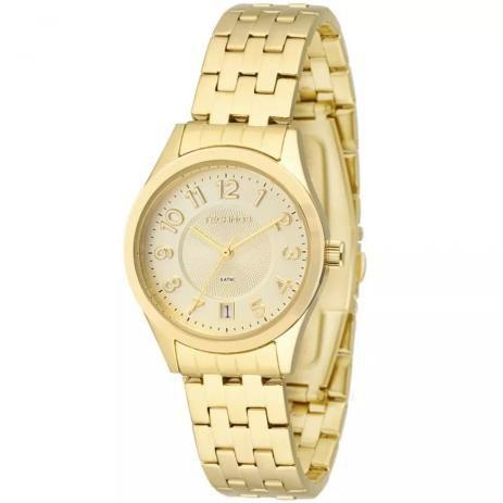 Relogio Feminino Dourado Technos Elegance Boutique