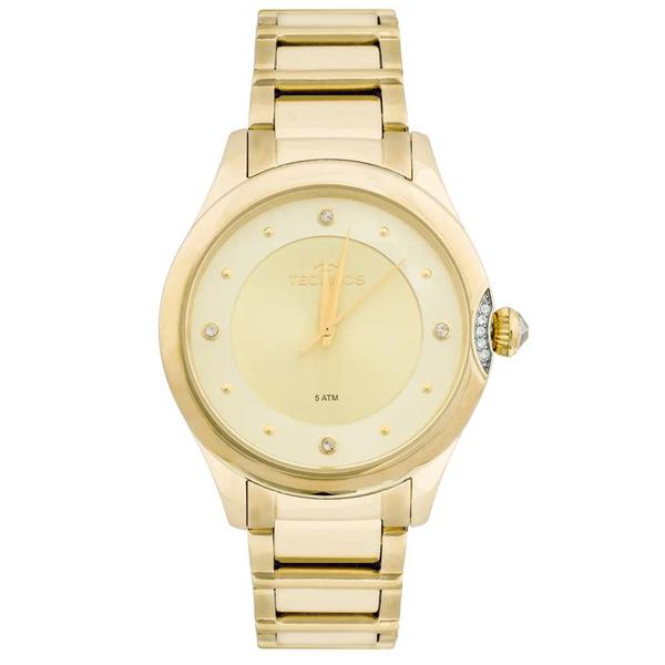 Relogio Feminino Dourado Technos Elegance Crystal