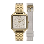 RELOGIO FEMININO DOURADO TROCA PULSEIRA EURO EU2036YPG/T4B