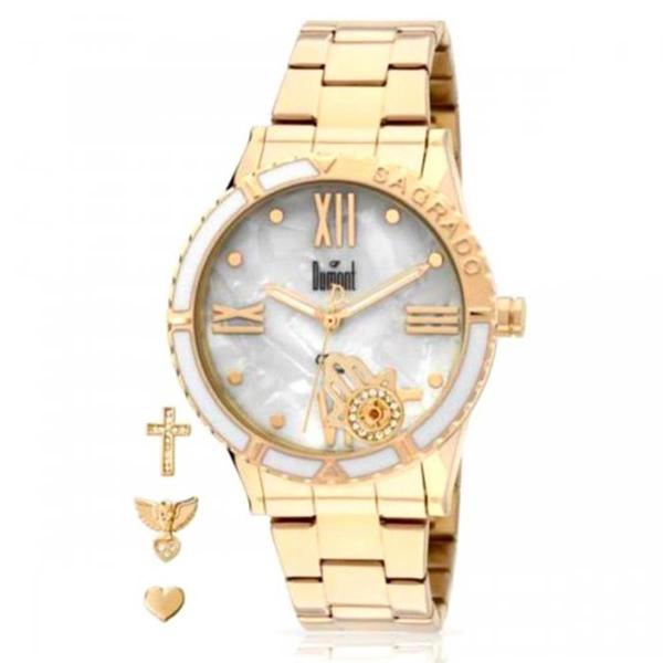 Relógio Feminino Dumont Charm Sagrado SG85095/4B Dourado