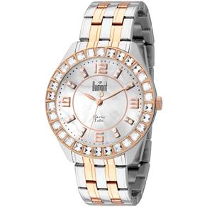 Relógio Feminino Dumont Classic SP89190/4B - Prata/Rosé