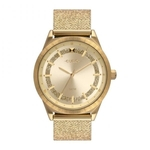 Relógio Feminino Euro 40mm Aço Dourado