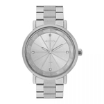 Relógio Feminino Euro 40mm Aço Prata