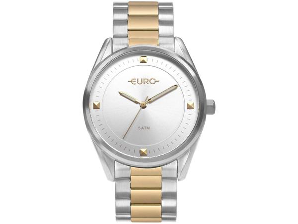 Relógio Feminino Euro Analógico - EU2036YOC/5K Prata e Dourado