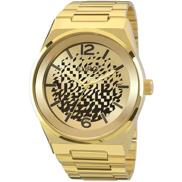 Relógio Feminino Euro Camadas Analógico EU2039IW/4D Dourado