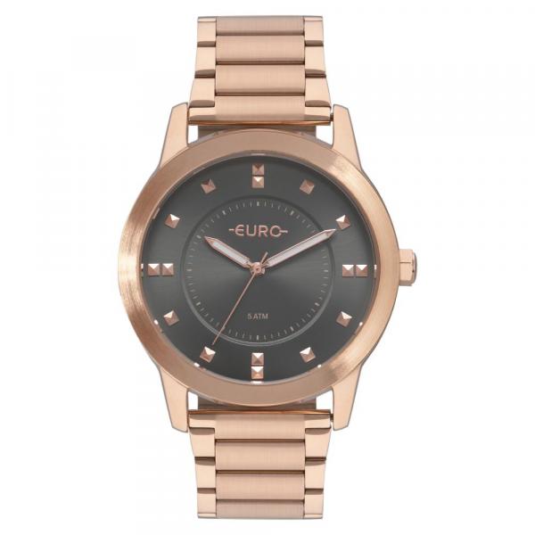 Relógio Feminino Euro Casual Style EU2039JR/4C 43mm Aço Rose