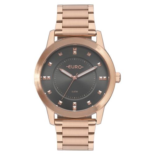 Relógio Feminino Euro Casual Style EU2039JR/4C 43mm Aço Rose