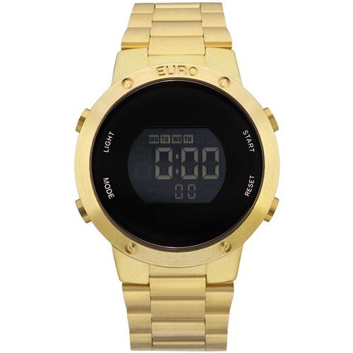 Relógio Feminino Euro Digital Dourado EUBJ3279AA/4D