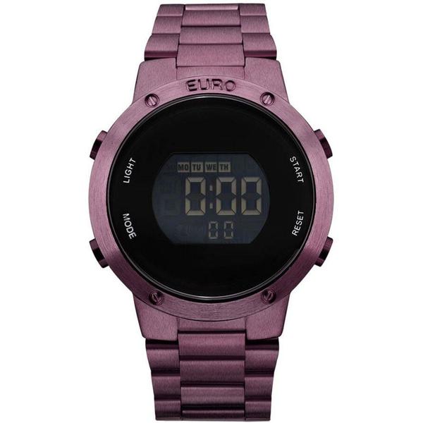 Relógio Feminino Euro Digital Trendy EUBJ3279AD/4T Roxo