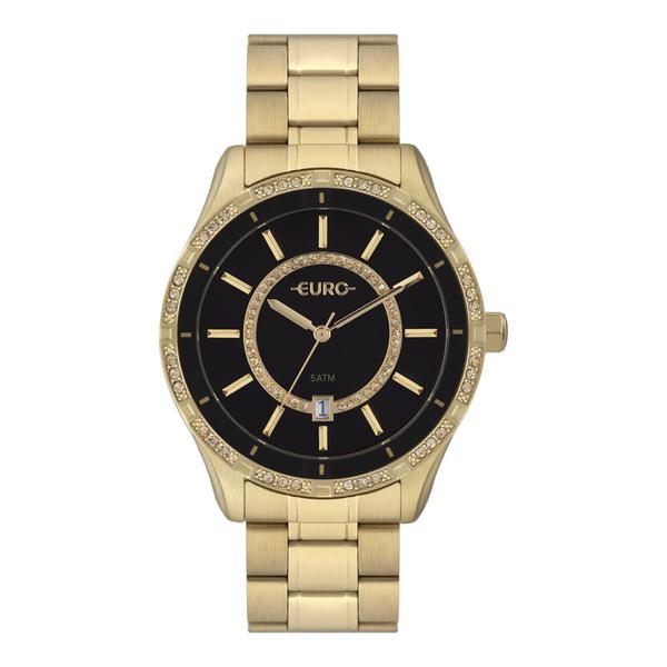 Relógio Feminino Euro Dourado Eu21176haa/4p