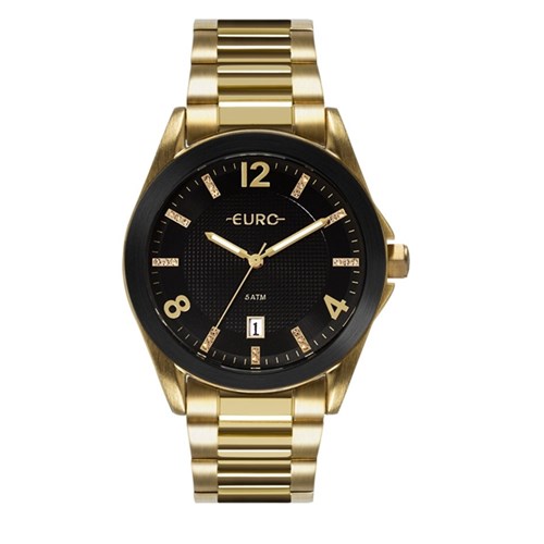 Relógio Feminino Euro Dourado EU2315HM/4P