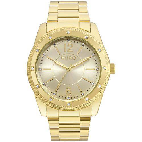 Relógio Feminino Euro EU2035YMO/4D 45mm Aço Dourado