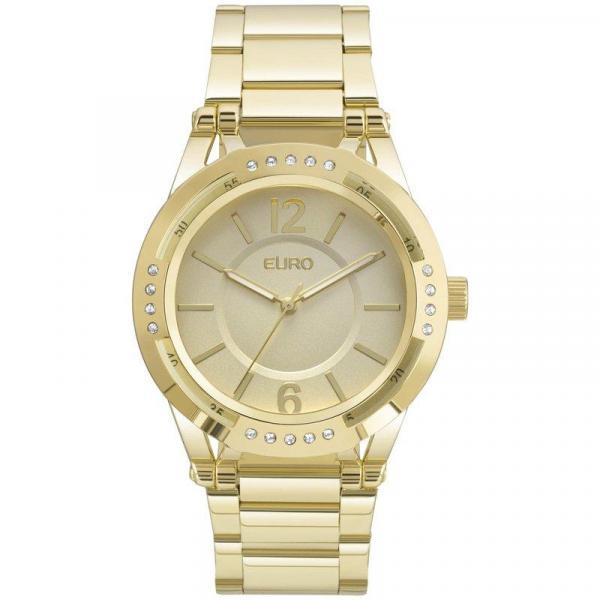 Relógio Feminino Euro EU2035YMQ/4D 42mm Aço Dourado