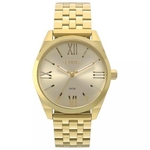 Relógio Feminino Euro Eu2035yng/4p 40mm Aço Dourado