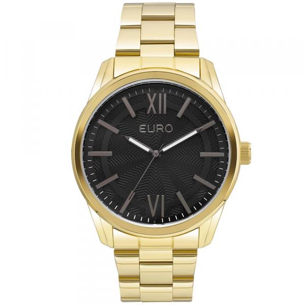 Relógio Feminino Euro EU2036LYB/4F 44mm Pulseira Aço Dourado