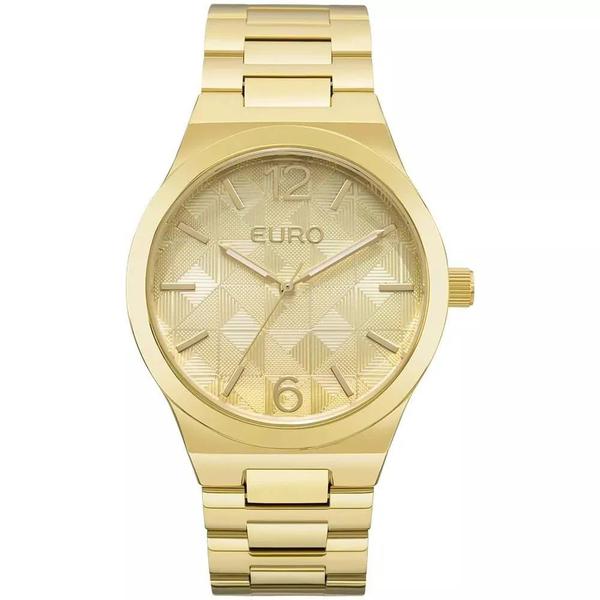 Relógio Feminino Euro EU2036YLK/4D 40mm Aço Dourado