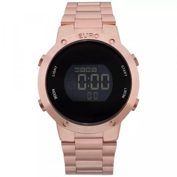 Relógio Feminino Euro EUBJ3279AF/4J Digital Aço Rose