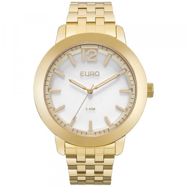 Relógio Feminino Euro EUY121E6AA/4B 45mm Pulseira Aço Dourado