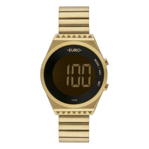 Relógio Feminino Euro Fashion Fit EUBJT016AA/4D Digital Dourado