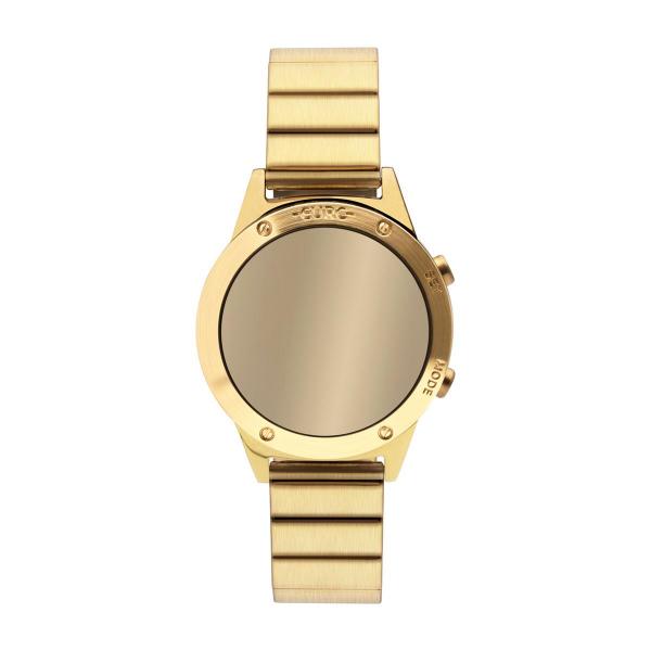 Relógio Feminino Euro Fashion Fit Reflexos EUJHS31BAB/4D 40mm Aço Dourado