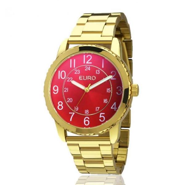 Relógio Feminino Euro Furta-Cor Analógico Eu2035ycm/4Q Dourado