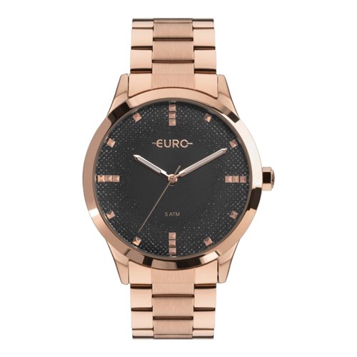 Relógio Feminino Euro Glitter Fever EU2036YOG/4C 40mm Aço Rose