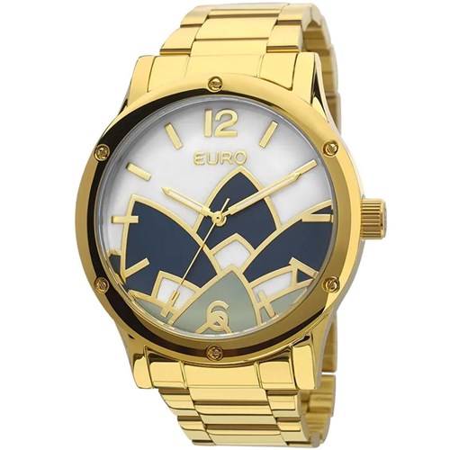Relógio Feminino Euro Madrepérola Analógico EU2035YCX/4D Dourado