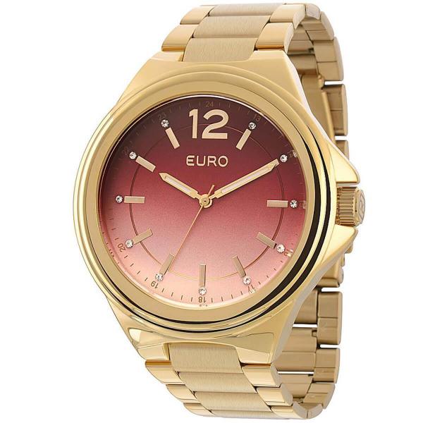 Relógio Feminino Euro Premium Analógico Eu2035xyg/4R Dourado