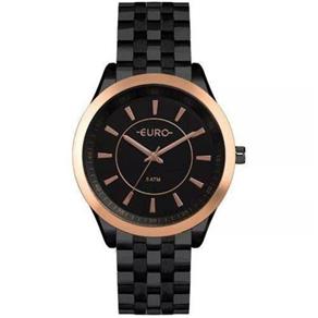 Relogio Feminino Euro Preto Rose Eu2035yow/4p