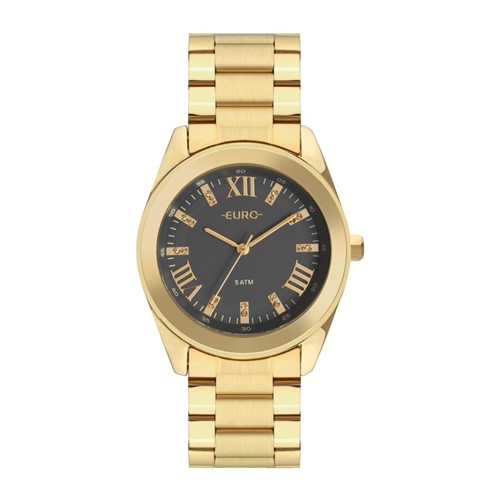 Relógio Feminino Euro Roman Shine EU2036YND/4C 38mm Aço Dourado