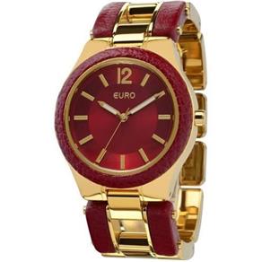 Relógio Feminino Euro Tirane - EU2035LVH/4R - Dourado, Vermelho