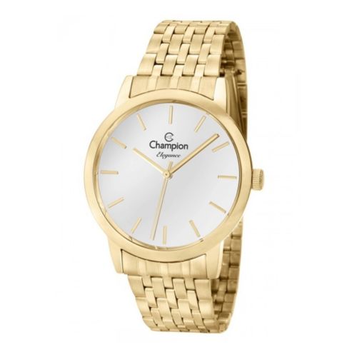 Relogio Feminino Fashion Dourado Champion Analógico Cn27732h