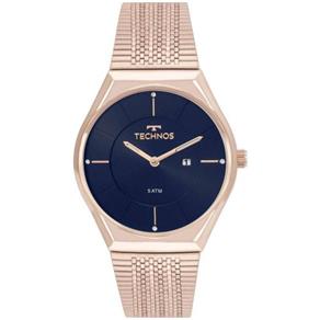 Relógio Feminino Fashion Gl15aq/4a Rose Gold Azul - Technos