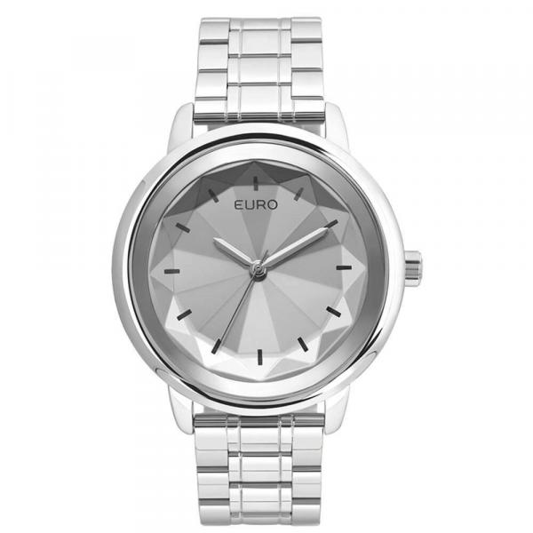 Relógio Feminino Flash EUY121E6DD/3K 44MM Prata - Euro