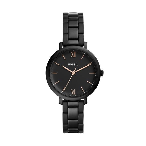 Relógio Feminino Fossil Carlie ES4511/1PN 36mm Aço Preto