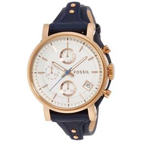 Relógio Feminino Fossil Modelo ES3838 - Pulseira em Couro / a Prova D' Água