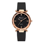 Relógio Feminino Geneva Silicone Preto