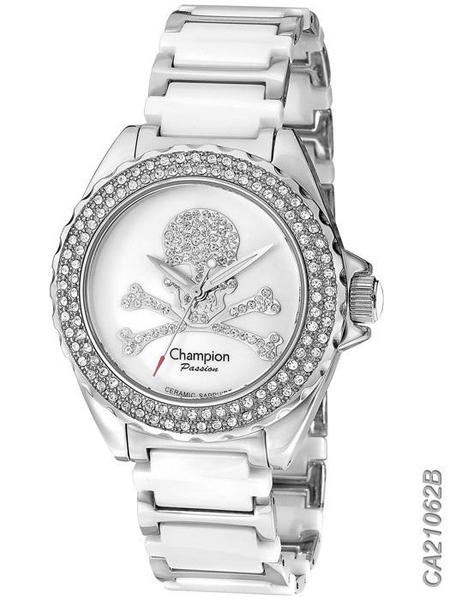 Relógio Feminino Glamour Champion CA21062B Prata