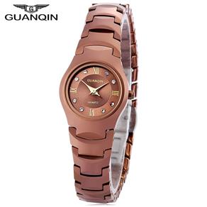 Relógio Feminino Guanqin 6037L - Champagne Gold