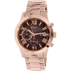 Relógio Feminino Guess Brown And Rose Tom Ouro Dourado Classic Watch