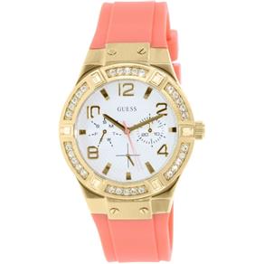 Relógio Feminino Guess Coral And Tom Ouro Dourado Standout Sparkle Watch