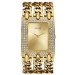 Relógio Feminino Guess Modelo U0085l1 Folheado a Ouro / a Prova D' Água