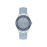 Relógio Feminino Guess Modelo U0775l1 Pulseira em Couro / a Prova D' Água